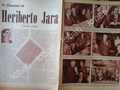Cartel Retro Heriberto Jara Recibe Medalla B.d