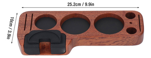 Suporte De Madeira Maciça Coffee Tamper Station Para Portafi