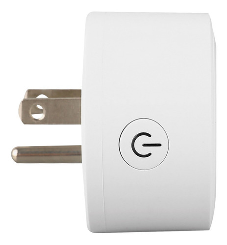 Imagen 2 de 2 de Enchufe Smart Redondo Blanco Wifi Bluetooth Asm-002 Artlite