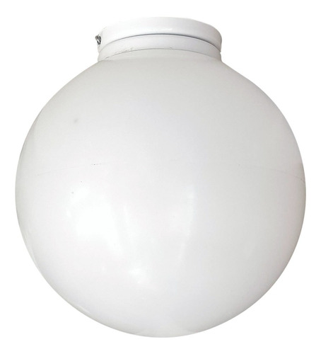 Aplique Globo Pvc Antivandálico 25 Cm De Techo Ó Piso