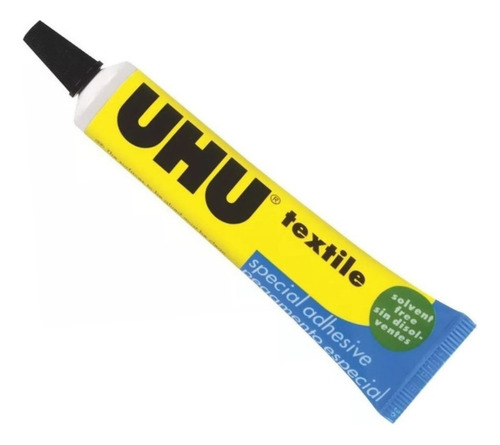 Uhu Textil Cola Para Tecidos Pomo 19ml Cor Transparente