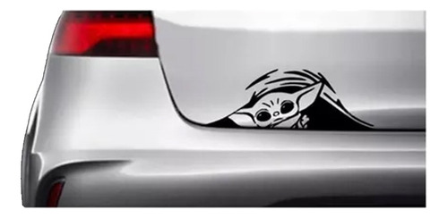 Calco Auto Vinilo Baúl Yoda Stars Wars Sticker Tuning Ploteo