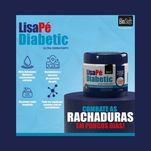 Hidratação Profunda Para Pés Diabéticos Ressecado Rachados