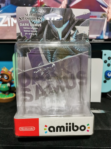 Dark Samus Caja Solamente Amiibo Nintendo Switch Smash Bros 
