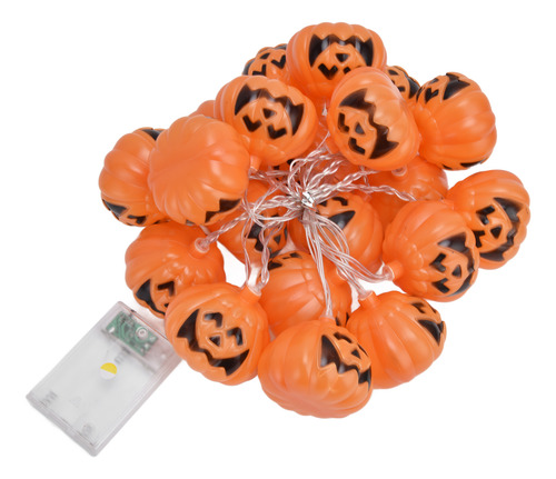 Cadena De 20 Led Con Forma De Calabaza Para Halloween, 3 Met