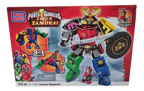 Imagen 1 de 3 de Samurai Megazord Power Rangers Super Samurai Mega Bloks