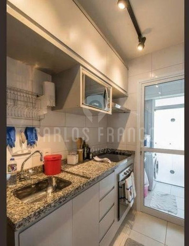 Imagem 15 de 15 de Spotligth Campo Belo, Mobiliado, Novo, 70 M² 2 Dormitórios, 1 Suítes, 1 Vaga. - Cf61398