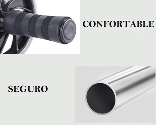 Imagen 2 de 4 de Rueda Doble Abdominal+ Tapete Para Rodillas/ Tomasstore