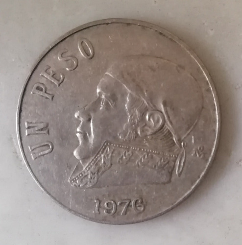 Moneda 1 Peso Morelos 1976 En Buen Estado.