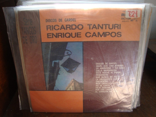 Vinilo Ricardo Tanturi Enrique Campos T2