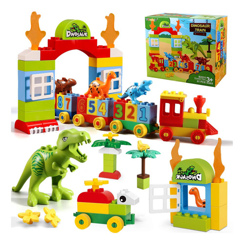 Juguetes De Bloques De Construcción De Dinosaurios, Bloques