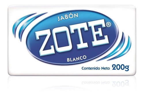 Jabon Zote Blanco 200 Grs Caja Con 50 Pzs