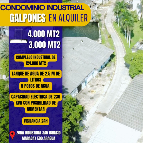 Se Alquilan Galpones Industriales En Maracay