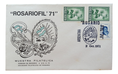 Muestra Filatelica Rosariofil 1971 