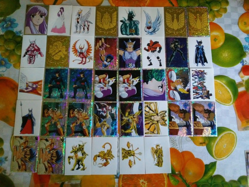 Estampas Cromos Hologramas Caballeros Del Zodiaco De Panini