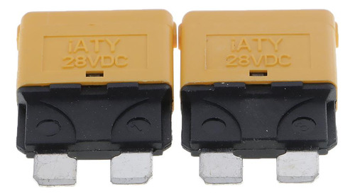 4x Fusible 15a 20a 28v Disyuntor De Automotrices Para
