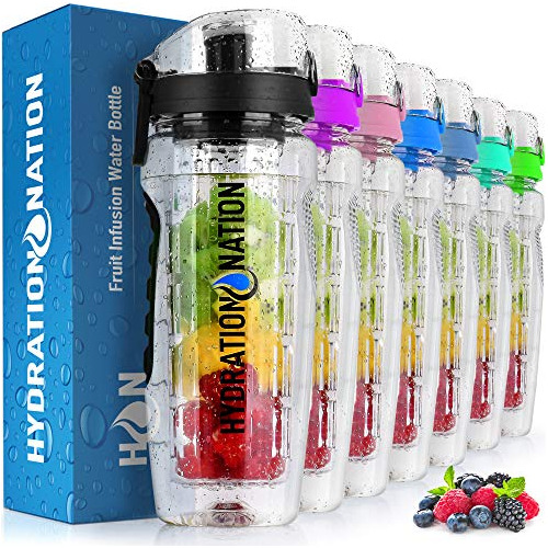 Botella De Agua Infusora De Frutas Hydration Nation De 34 On