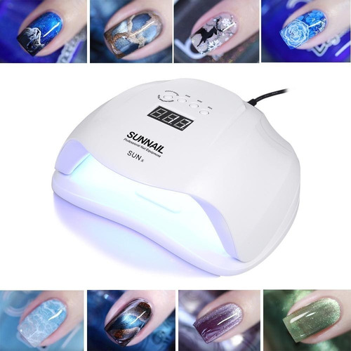 Secador De Uñas Sun X 54w Profesional Temporizador Led Uv