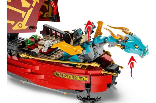 Kit Lego Ninjago Barco Asalto Ninja Carrera Contra Ti 71797 3+ 1739
