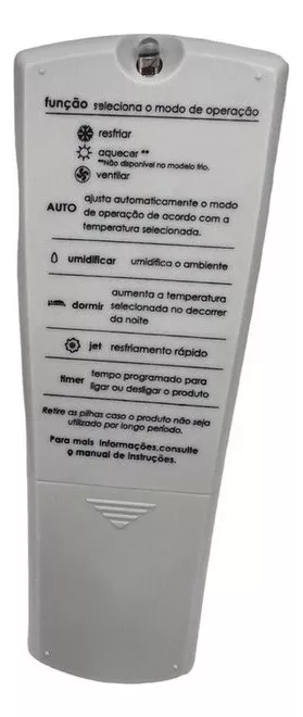 Segunda imagem para pesquisa de controle ar condicionado consul