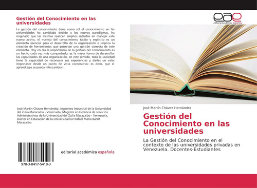 Libro: Gestión Del Conocimiento Universidades: La Ges