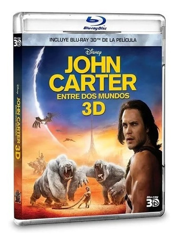 John Cárter Entre Dos Mundos | Película Blu-ray 3d Disney