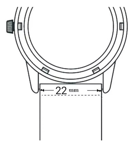 Imagen 6 de 6 de Mallas Para Amazfit Gtr, Stratos, Y Otros De 22mm Con Belcro