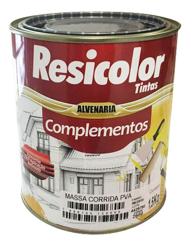 Enduido Resicolor Pva Interior Lata 1.50kg