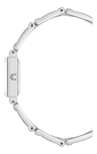 Reloj Pulsera P/ Mujer Anne Klein, Metal, Analógico,plateado