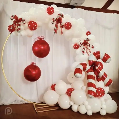 Aro Metálico Dorado/decoración De Flores/globos/2m Diámetro - $ 1,326.36