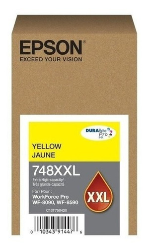 Cartucho Epson 748xxl Amarillo