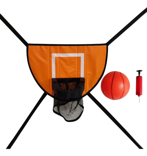 Trampolín Aro De Baloncesto Accesorios De Con Una Pelota