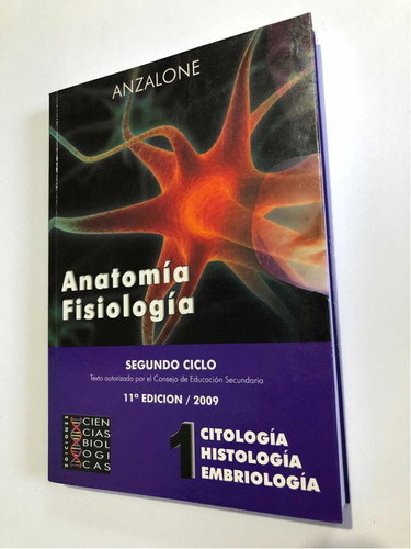 Libro Anatomía Fisiología 1 - 3er Año - Anzalone - Oferta