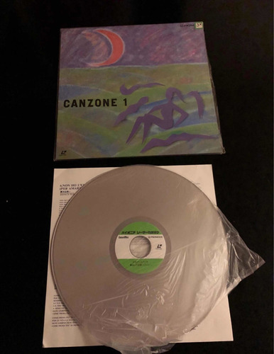 Laser Disc Impecable Pionner Canzone 1 Made In Japan