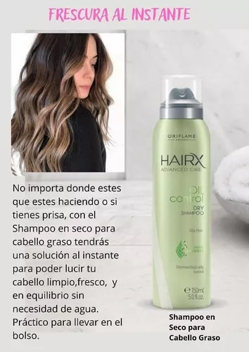 Champú en Seco para Cabello Graso HairX Advanced (32907) Productos de  peinado y acabado – Cuidado Capilar