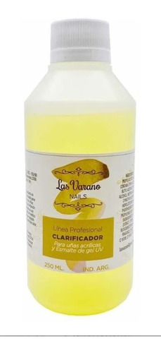 Clarificador Uñas Las Varanos Profesionales 250ml Manicuria