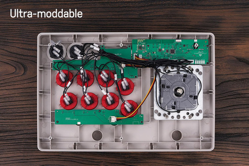 Arcade Fight Stick Retro De 8 Bits Con Joystick Para Switch
