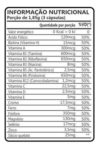 Hair Skin & Nails Femme Maxinutri Cápsula Da Beleza 90 Cáps