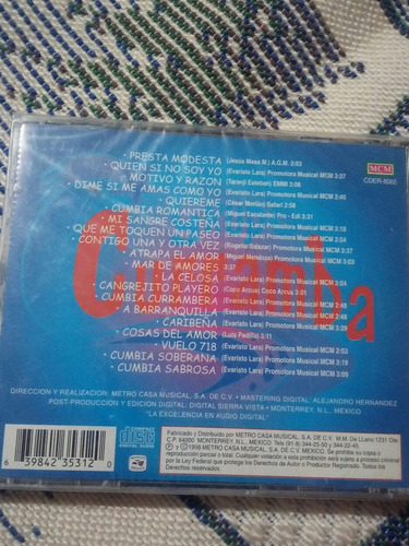 Cd Grupo Curramba 20 Éxitos 1998 Mcm Colección Cumbia Nuevo (Usado)