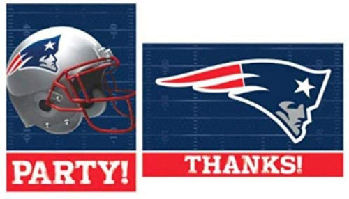 New England Patriots Collection Invitaciones Para Fiestas
