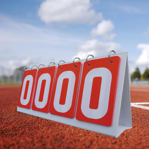 Placar De Mesa Flip Profissional Scorekeeper Vermelho