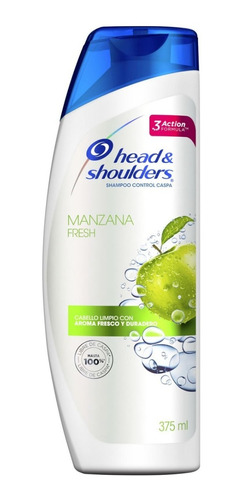 Shampoo Head & Shoulders  Manzana Fresh 375 Ml