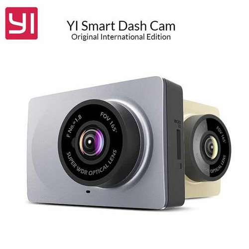 Yi Smart Dash Cámara De Auto 165 Más Microsd De 64gb