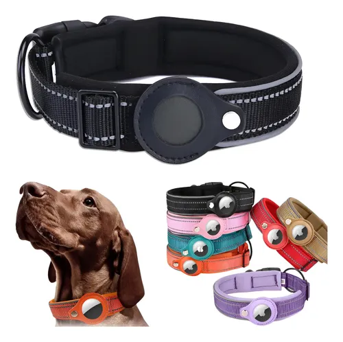 Coleira Para Cachorro Com Suporte Para Airtag Rastreador Gps