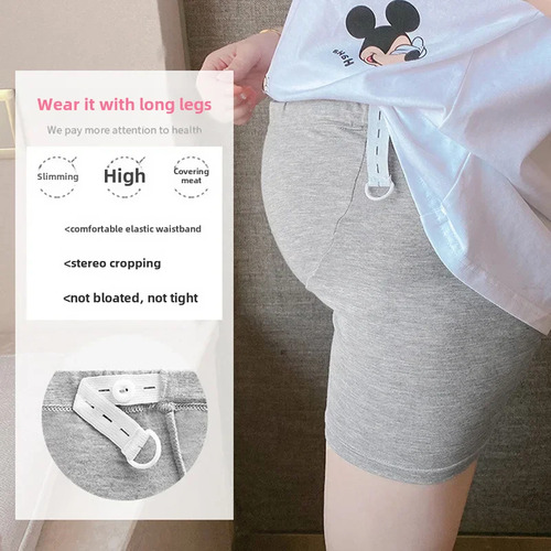 Pantalones Cortos De Seguridad De Cintura Alta Para Maternid
