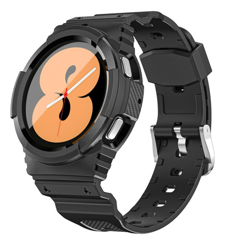 Correa + Case Vevexiao Rugged Para Galaxy Watch5 40mm Negro