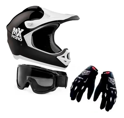 Guantes Motocross Troy Lee Design Cross Enduro + Mascara Fas