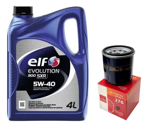 Filtro Aceite Renault Megane 3 2.0 M4r + Aceite Elf 900 4 Lt