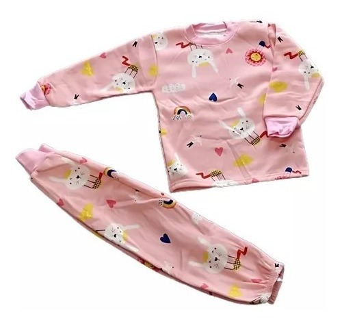 Pijama De Poliéster - 2 Piezas Bebés De 9-18 Meses