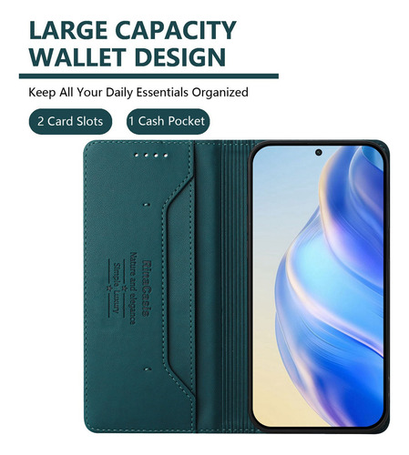 Funda De Piel Tipo Cartera Con Ranura Para Motorola G Pure 2021